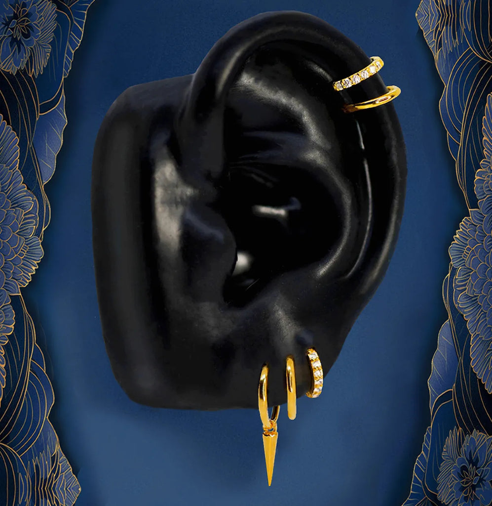 Solace - Dainty Hoop Earrings